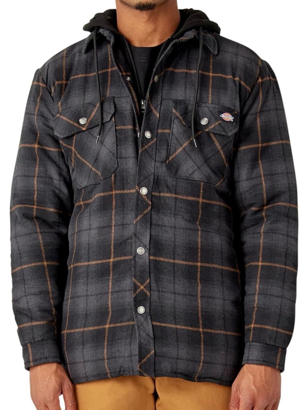 Dickies Hooded Flannel Shirt Jacket